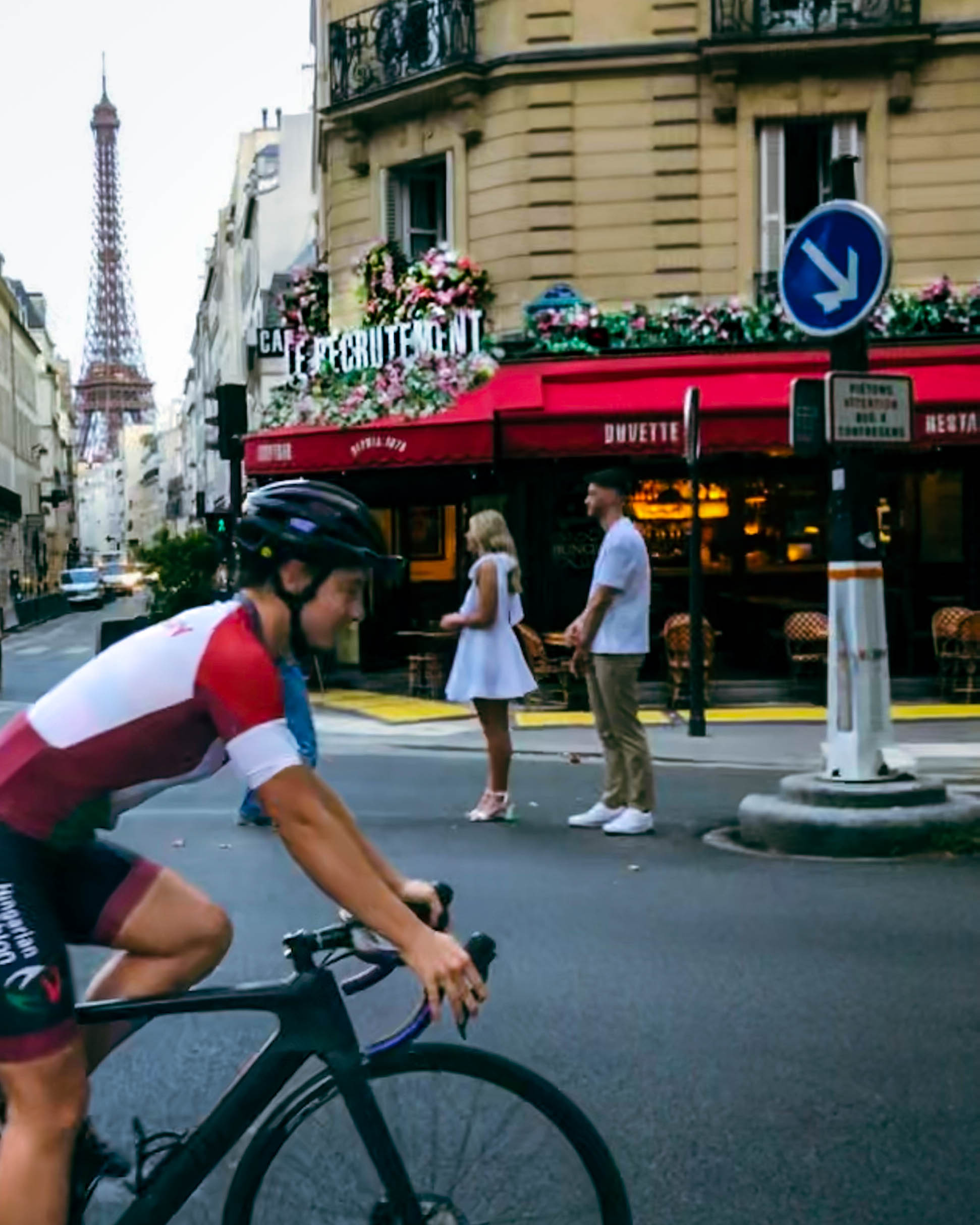 Me biking in the streets of Paris