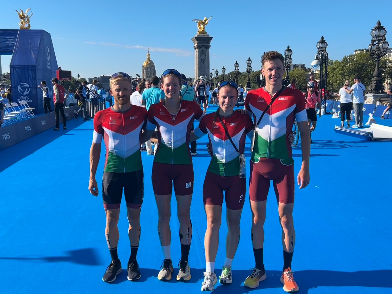 The Mixed Relay Team at the Olympic Test Event